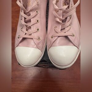 Converse Light Pink Sneakers with White Soles